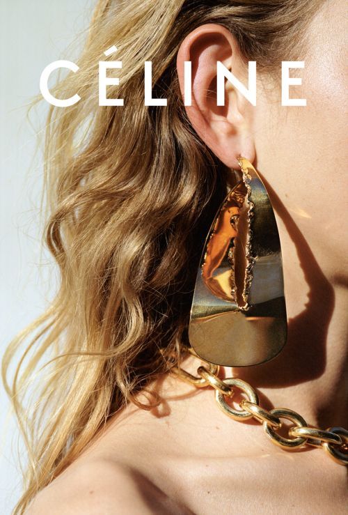 Zoe Ghertner for Céline, makeup by Saraï Fiszel